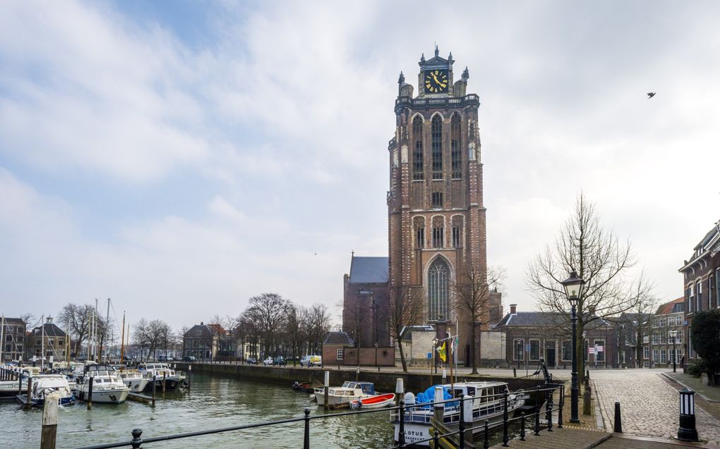 „In de Dordtse Leerregels klopt het hart van de Bijbelse genadeleer tegenover alle werkheiligheid van mensen.” Foto: Grote Kerk in Dordrecht. beeld ANP, Lex van Lieshout