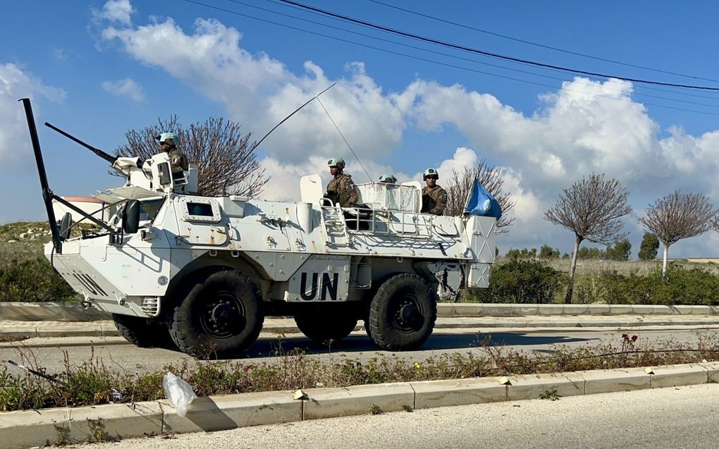 De VN-vredesmacht in Libanon kan niet voorkomen dat Israël en Hezbollah elkaar vrijwel dagelijks onder vuur nemen. beeld EPA