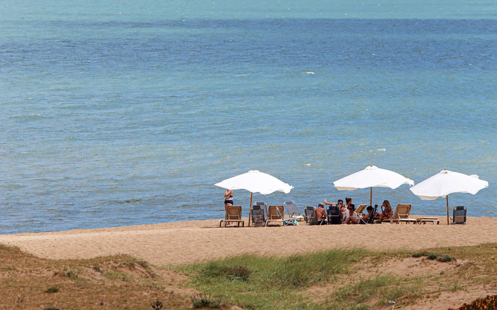 Een strand in Uruguay. beeld EPA, Gaston Britos