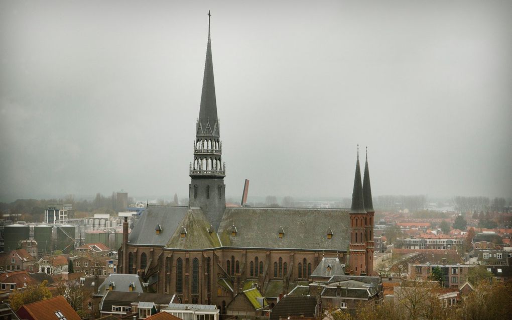 De Gouwekerk in de binnenstad van Gouda. beeld RD, Henk Visscher