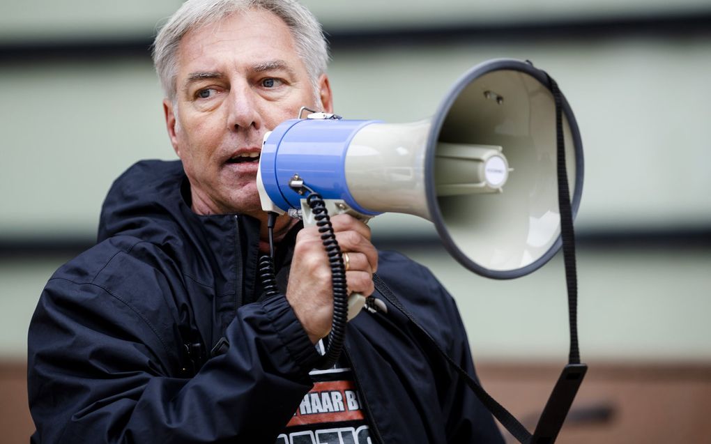 Pegida-voorman Wagensveld. beeld ANP, Sem van der Wal