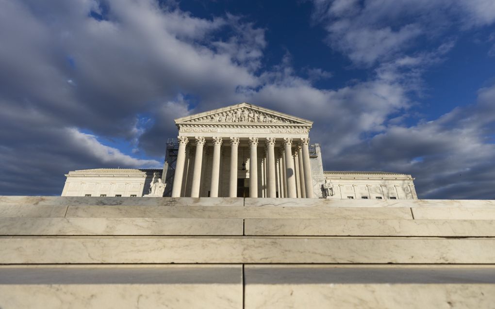 Het hooggerechtshof in Washington. beeld EPA, Jim Lo Scalzo