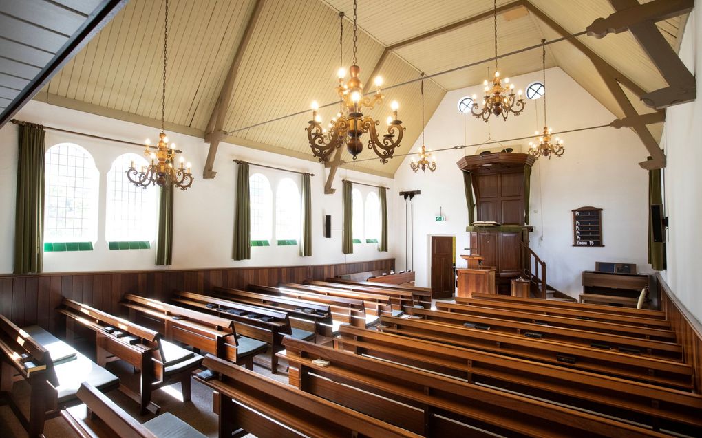 Het kerkgebouw van de oud gereformeerde gemeente in Nederland te Rhenen. beeld RD, Anton Dommerholt