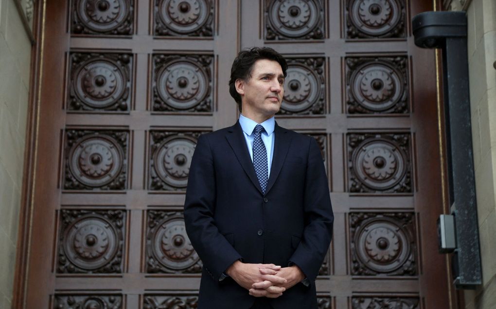 De Canadese premier Justin Trudeau. beeld AFP, Dave Chan