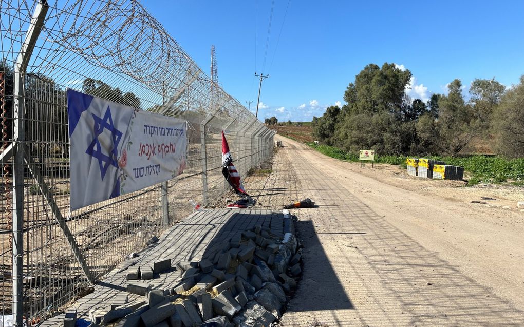 Kibboets Nahal Oz ligt op slechts enkele honderden meters van de Gazastrook. beeld RD