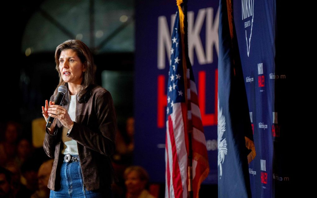 Nikki Haley. beeld AFP, Brandon Bell