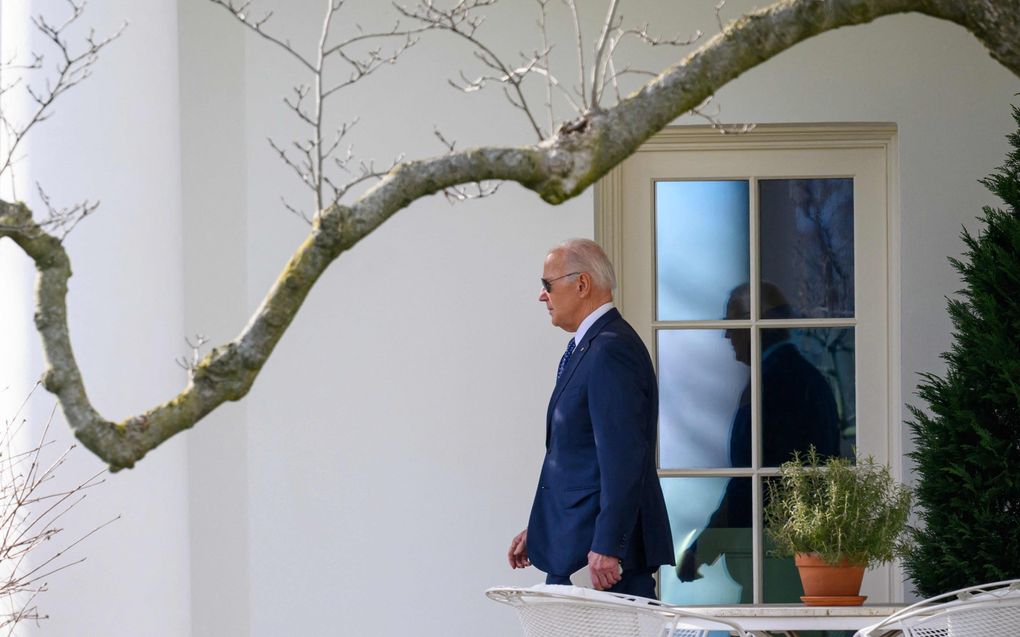 De Amerikaanse president Joe Biden. beeld AFP, Mandel Ngan