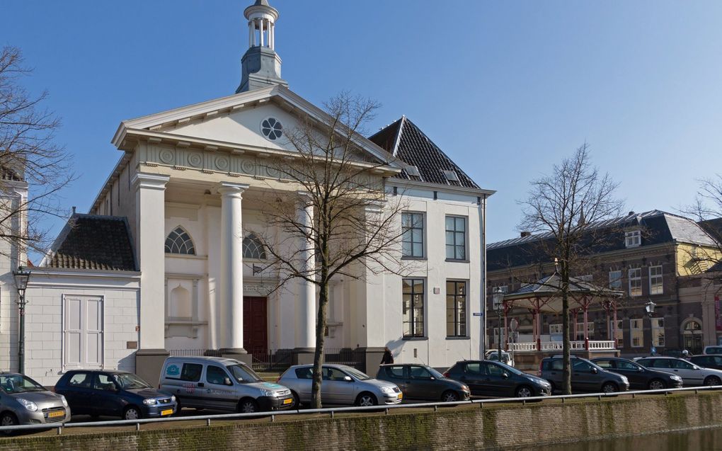 De lutherse kerk aan de Burgwal in Kampen. beeld Michiel Verbeek