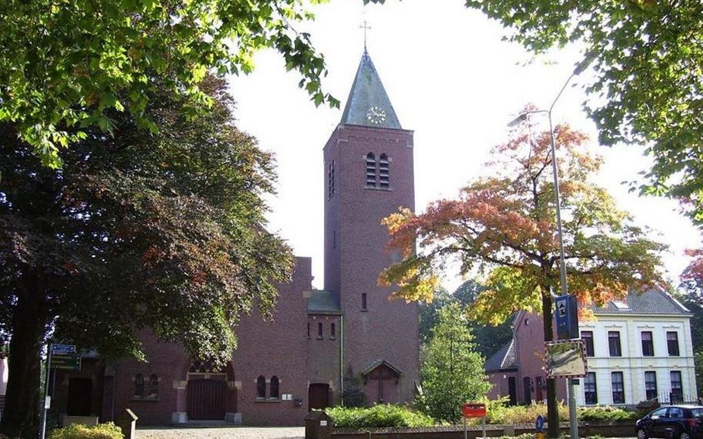 De Sint-Gertrudiskerk in Wouwse Plantage. beeld Wikimedia