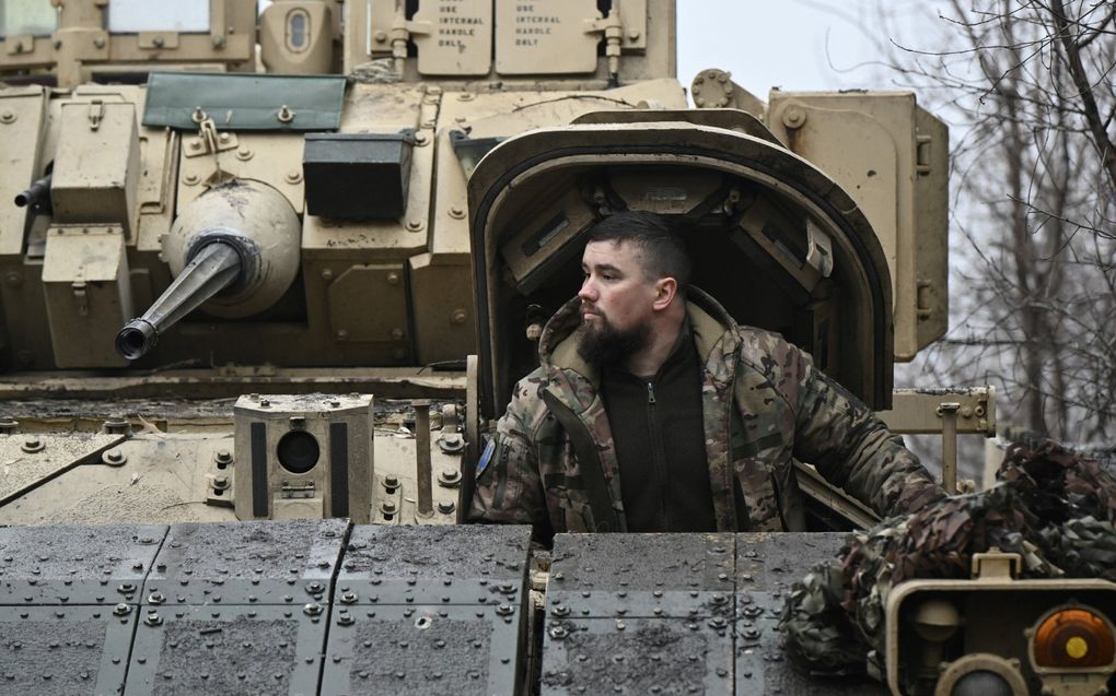 Oekrainse militair in de buurt van Avdiivka, vorige week. beeld AFP, Genya SAVILOV