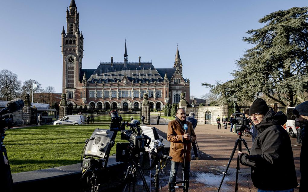 Israël zit opnieuw in het beklaagdenbankje bij het Internationaal Gerechtshof in Den Haag. beeld EPA, Remko de Waal