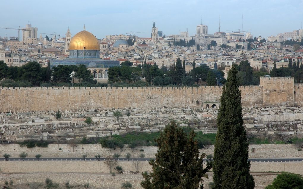 Gezicht op Jeruzalem. beeld Alfred Muller