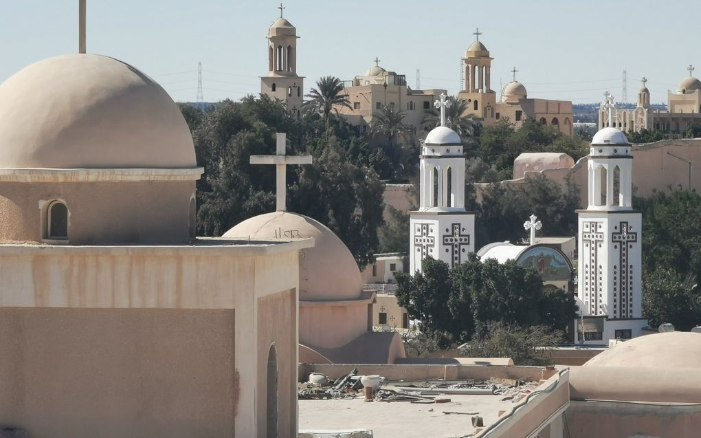 Klooster in de vanouds christelijke Wadi Natroun in Egypte. beeld Jacob Hoekman