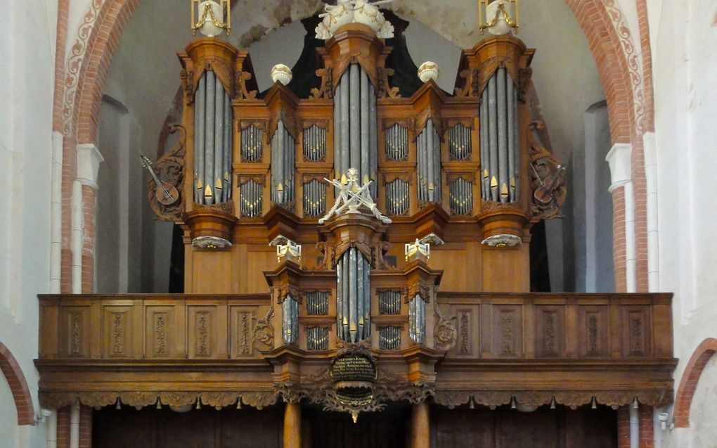 Het Schnitgerorgel in Noordbroek. beeld Wikimedia.