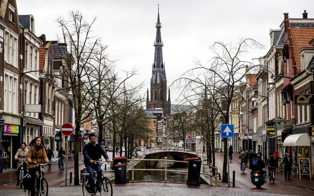 Winkelstraat in het centrum van Leeuwarden. beeld ANP, Koen van Weel