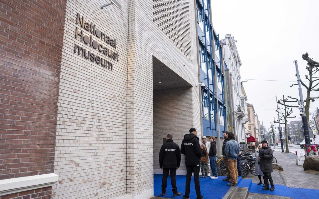 Het zondag geopende Holocaustmuseum in Amsterdam. beeld ANP, Jeroen Jumelet