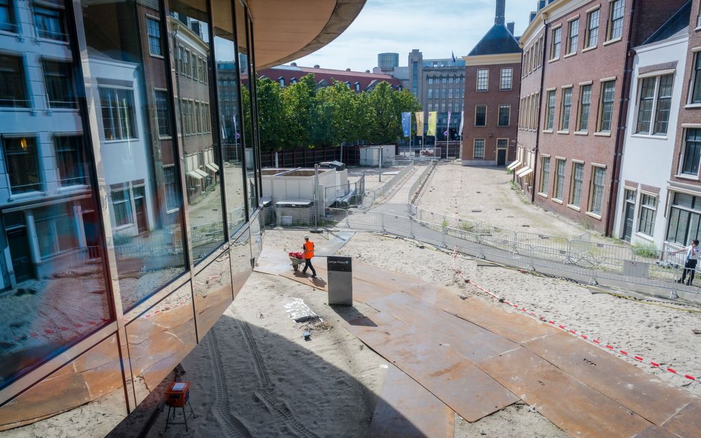 Renovatie van het Binnenhof. beeld ANP, MARCO DE SWART