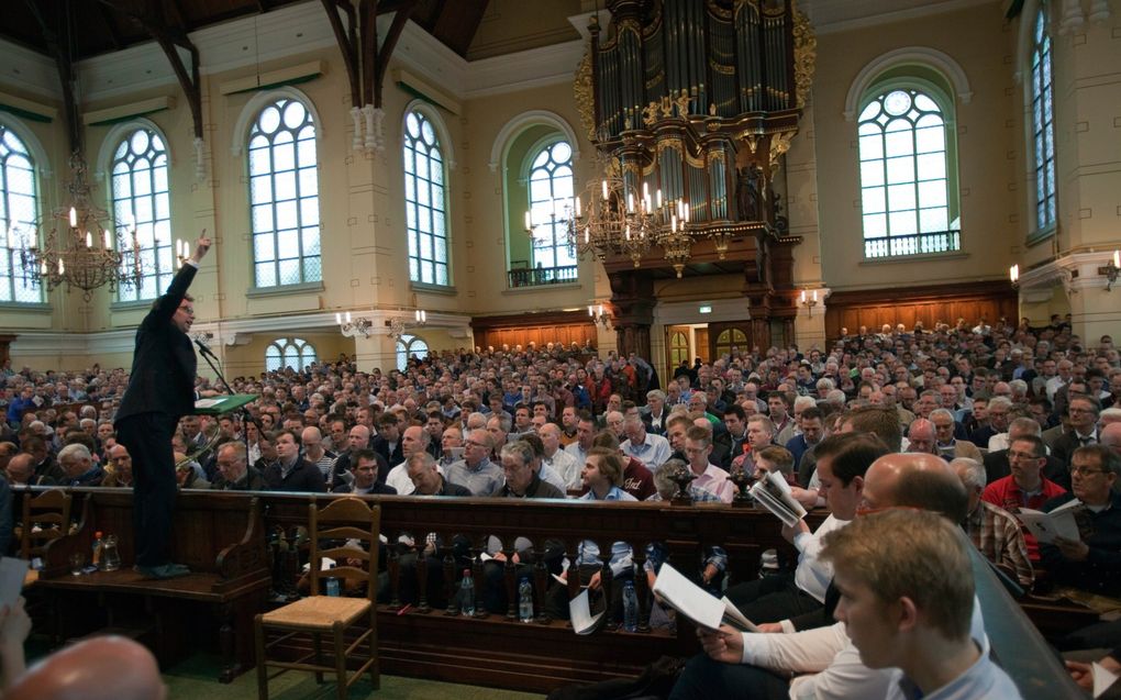 De Mannenzang in Katwijk. beeld Henk Bouwman