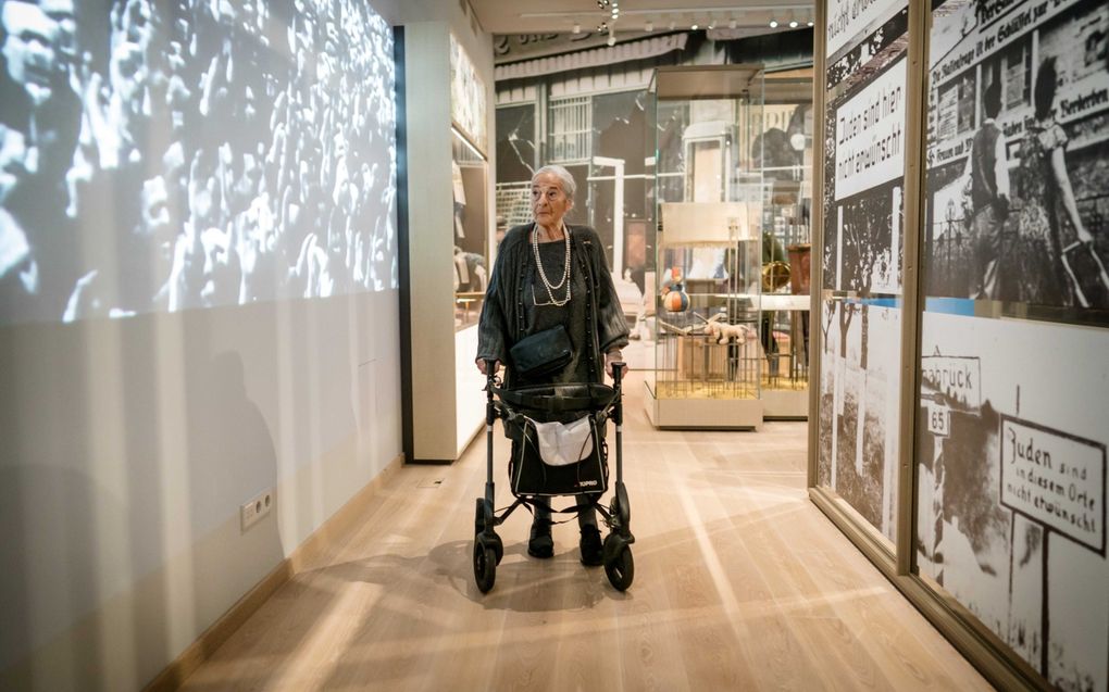 Anita Leeser-Gassan. Toen was ze 8, nu 88. Het Nationaal Holocaustmuseum vertelt hoe erg het was, toen. beeld ANP, Bart Maat