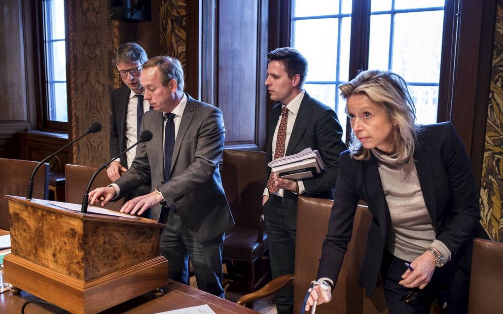 Van der Staaij en Ollongren. beeld Dirk Hol