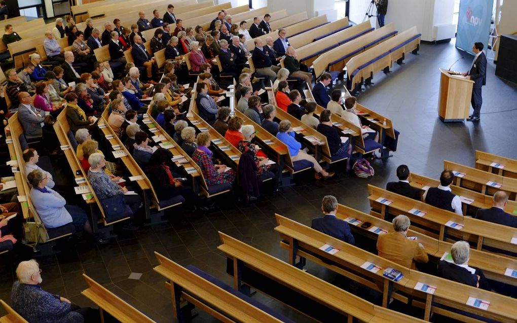 In de Pniëlkerk in Veenendaal werd woensdag een NPV-symposium gehouden over de rol van de pastor bij het levenseinde. beeld RD