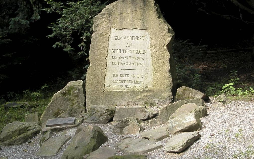 Gedenksteen in Mülheim. beeld Wikimedia