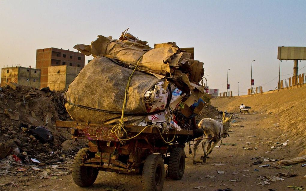 De Kopten in Manshiyat Naser leven letterlijk van het afval. beeld Anna Voitenko