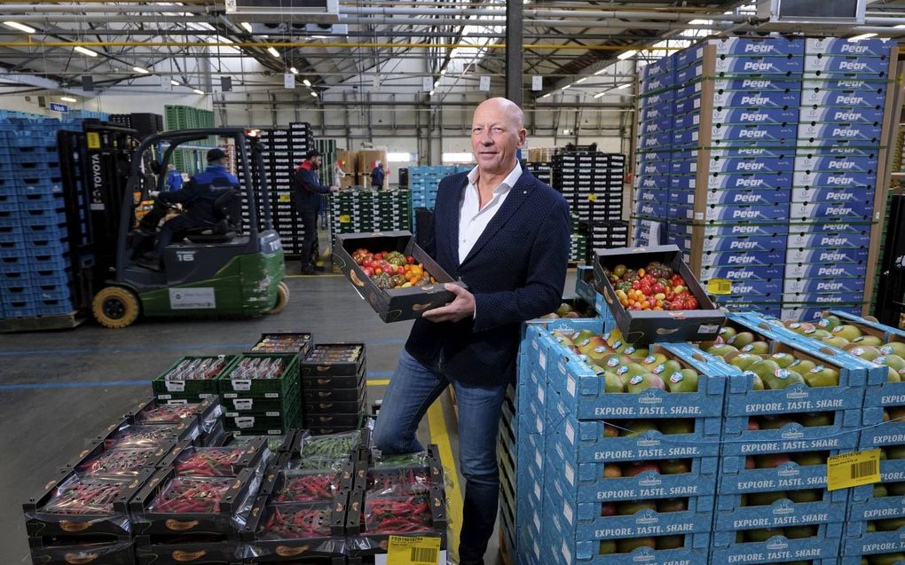 Directeur Mart Valstar van de Best Fresh Group: „Als er geen akkoord komt, zullen de wachttijden in havens enorm oplopen. Voor groente en fruit is dat funest.”  beeld Roel Dijkstra Fotografie