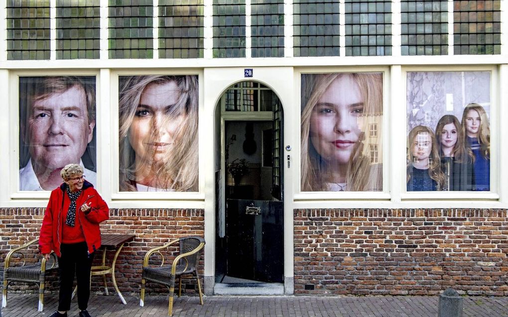 Amersfoort kijkt uit naar Koningsdag. De voorbereidingen voor het bezoek van de jarige vorst en zijn familie zijn in volle gang. beeld ANP, Robin Utrecht