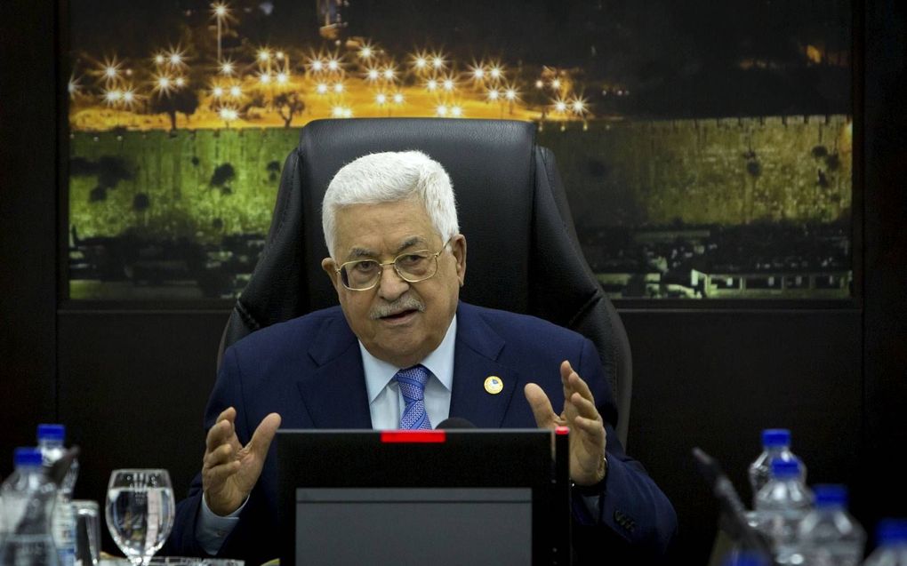 Palestijnse leider Mahmud Abbas. beeld AFP, Majdi Mohammed