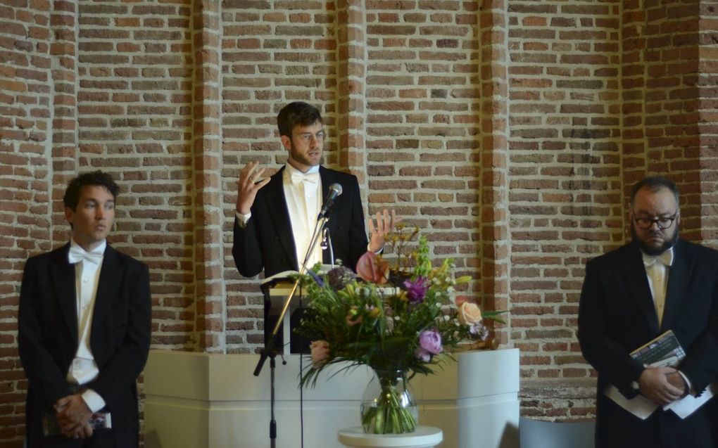 Marinus de Jong promoveerde donderdag in Kampen op een proefschrift over de vrijgemaakte voorman prof. Klaas Schilder. beeld Lyanne de Haan-Wilts