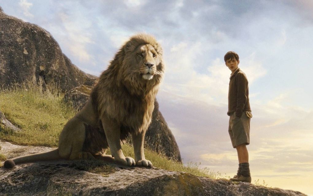 De leeuw Aslan is in de Narniaboeken een symbool van Christus. beeld Walden Media