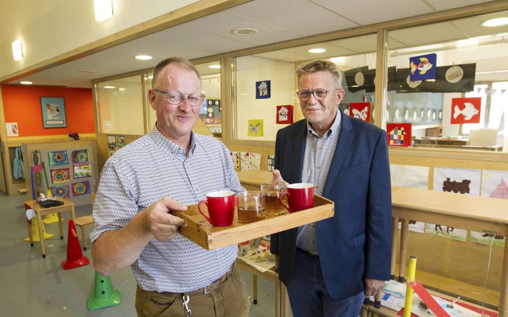 Harm van Vulpen werkt als conciërge op de Bogermanschool in Houten. beeld RD, Anton Dommerholt