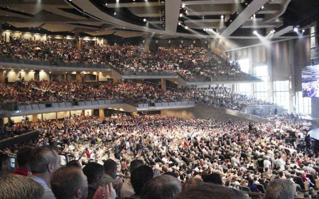 Een dienst in Willow Creek Church. beeld Hans Peter Jaeger