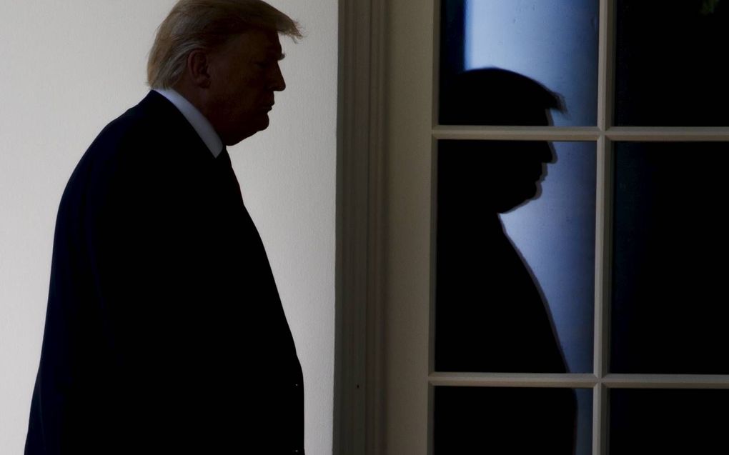 President Donald Trump staat te boek als opper-verdeeldheidszaaier in de Verenigde Staten. Maar hij is bepaald niet uniek in de Amerikaanse geschiedenis. beeld EPA, Shawn Thew