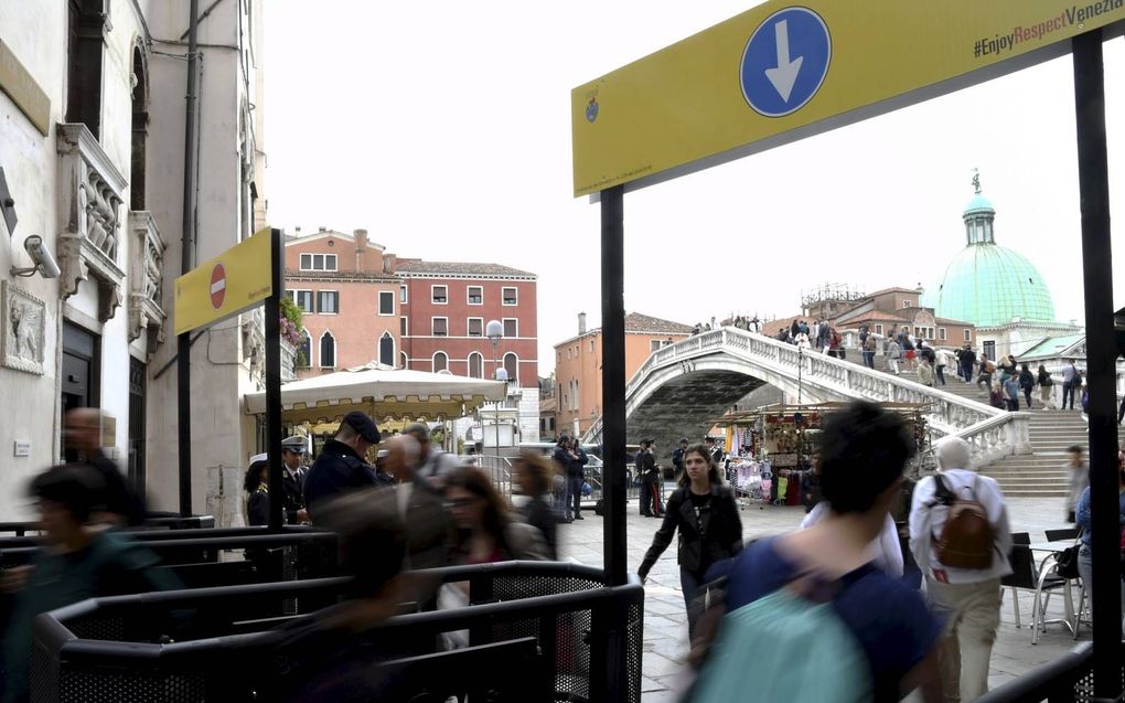 Venetië is een van de meest gewilde steden. Jaarlijks komen er miljoenen toeristen. De burgemeester overweegt een rookverbod.  beeld AFP, Andrea Pattaro