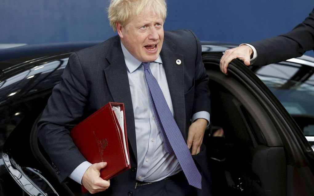 Boris Johnson. beeld AFP, Kenzo Tribouillard