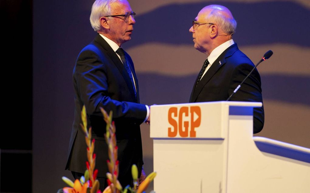 Maarten van Leeuwen en Peter Zevenbergen (rechts). beeld Cees van der Wal