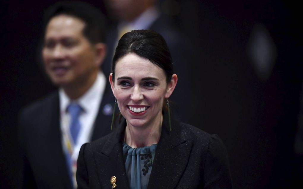 Premier Jacinda Ardern van Nieuw-Zeeland. beeld AFP, Lillian Suwanrumpha
