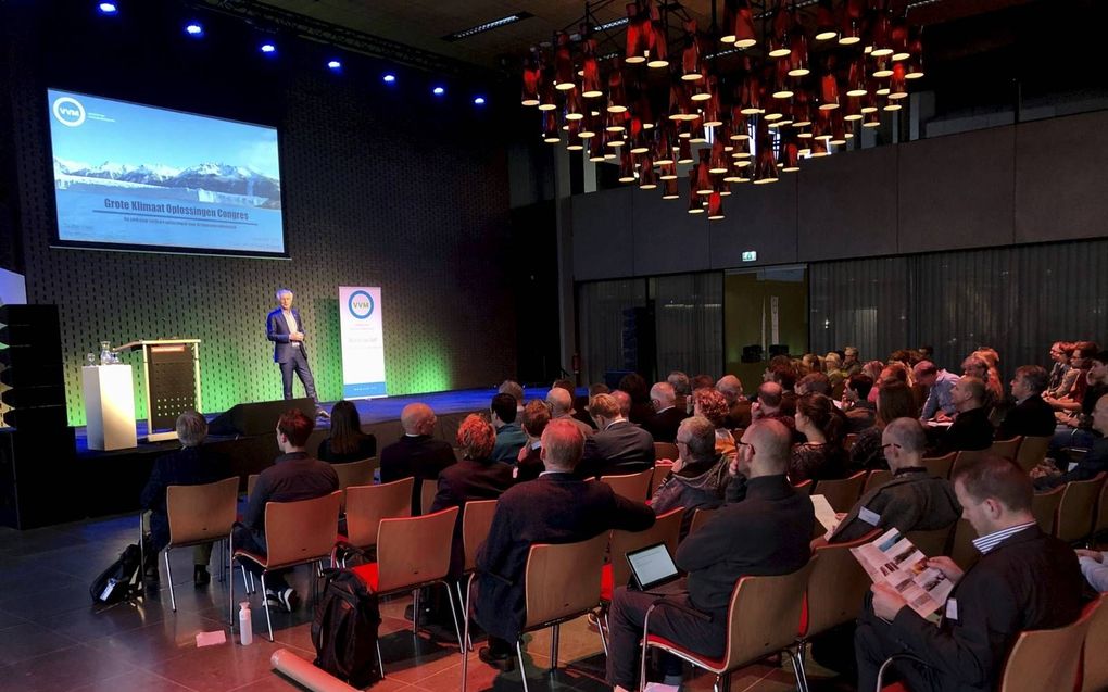 Milieu-adviseur Van Soest ging op het Grote Klimaat Oplossingen Congres in op klimaatontkenning. Hierbij noemde hij de SGP bij name. beeld RD