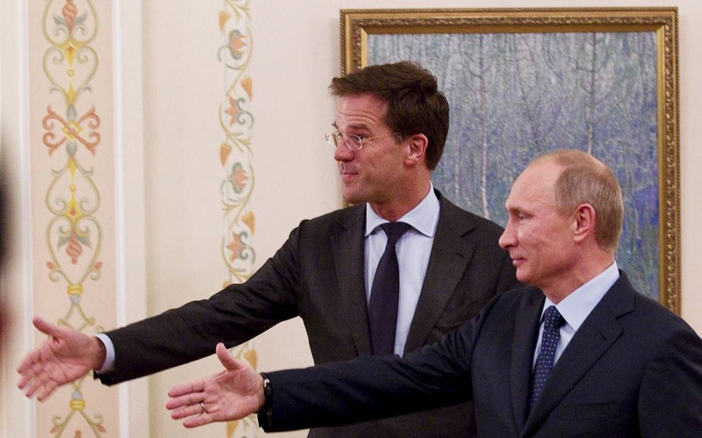 Rutte en Poetin. beeld ANP