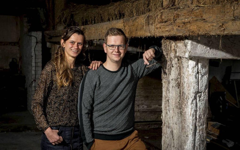 André en Jacolien Stam hopen in de loop van 2020 voor onbepaalde tijd naar het Griekse eiland Chios te vertrekken. Ze gaan daar hulp verlenen aan vluchtelingen. beeld Cees van der Wal