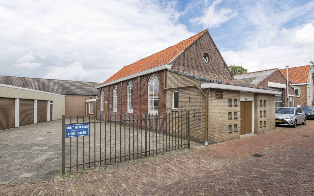 De cgk te Zuidland, geïnstitueerd in 1932, telde de laatste jaren nog zo’n 35 leden. Dinsdag vond de laatste dienst plaats. beeld Wim van Vossen