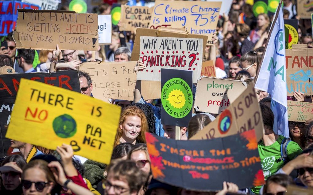 De klimaatcrisis is een generatieconflict geworden, aldus prof. dr. Jan Hoogland. „Een hoopvol perspectief is nodig.”  beeld ANP, Marcel van Hoorn