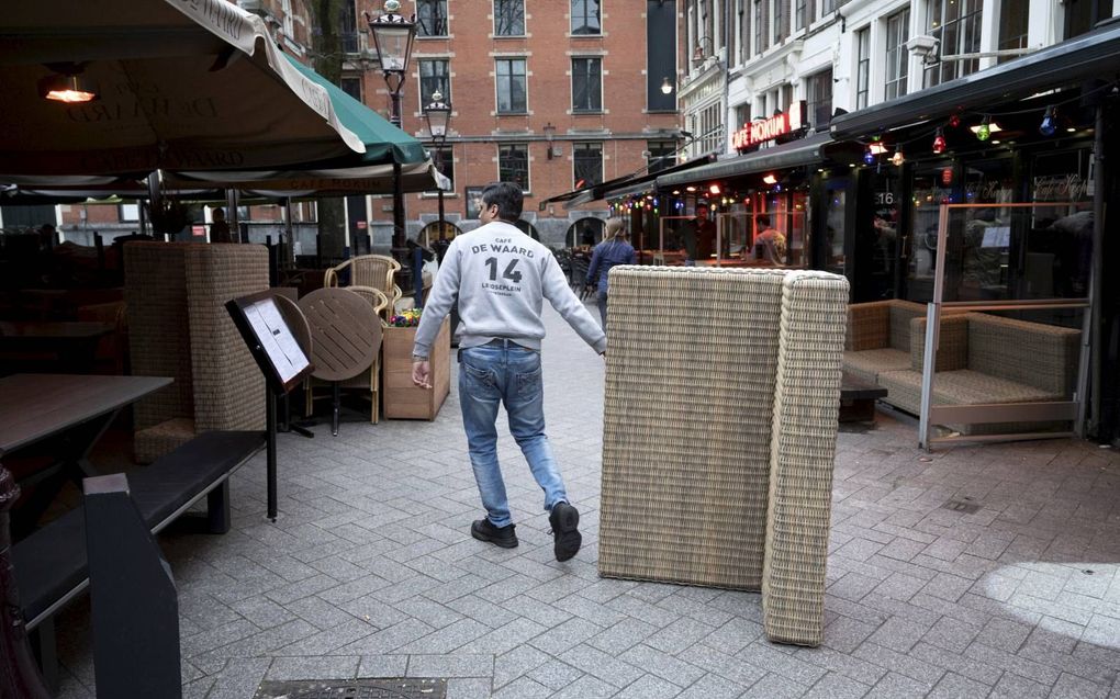 Restaurants zijn op last van de overheid gesloten. beeld ANP, Evert Elzinga