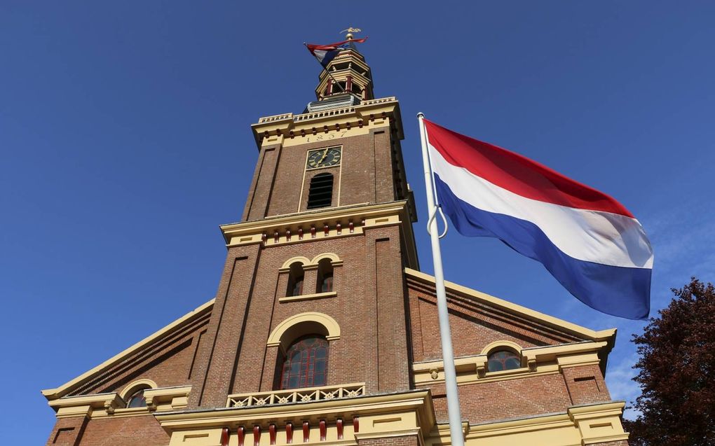 De laatste schoten van de Tweede Wereldoorlog in Nederland zijn op 2 mei 1945 afgevuurd vanuit de kerktoren in Farmsum. beeld Riekelt Pasterkamp