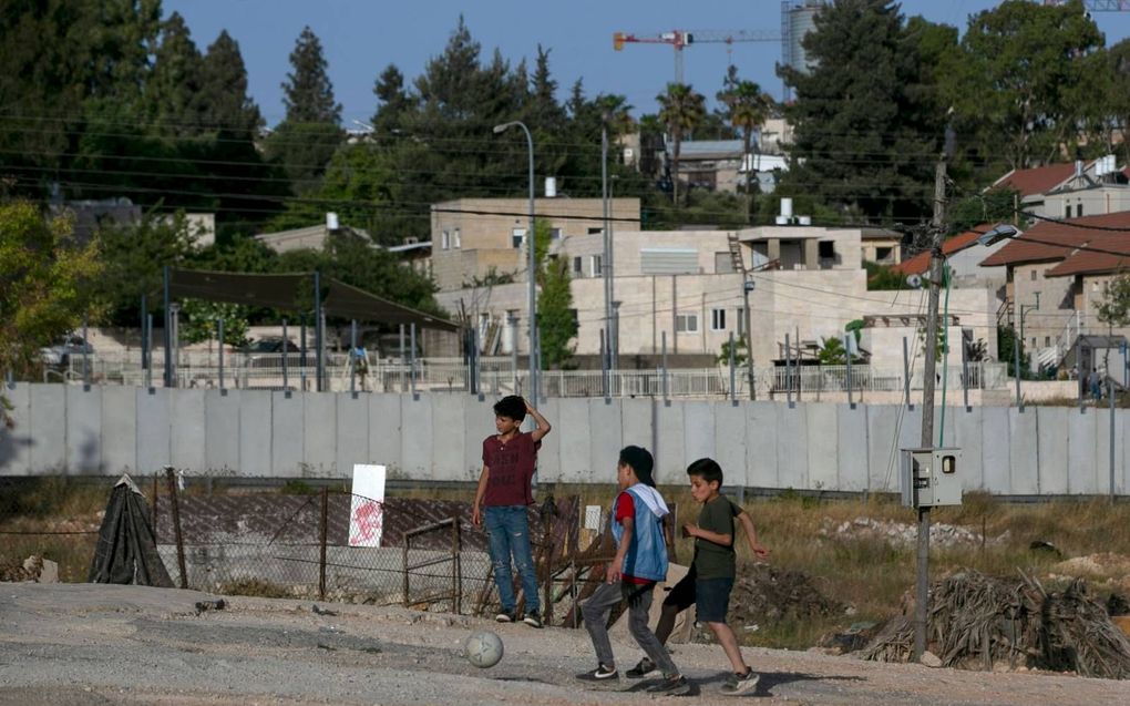 De Joodse plaats Beth El op de Westelijke Jordaanoever is een van de nederzettingen die mogelijk worden geannexeerd. beeld AFP, Abban Momani