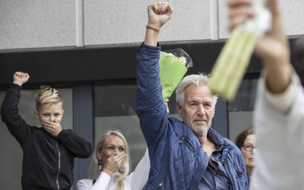 Demonstratie van Viruswaanzin, in Rotterdam. beeld ANP, Pieter Stam de Jonge