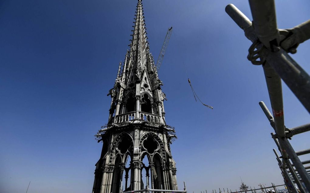 De torenspits van de Notre-Dame ging verloren tijdens de brand op 15 april vorig jaar. De spits werd tijdens een restauratie in de negentiende eeuw geplaatst door kunstenaar Eugène Viollet-le-Duc. De restaurateurs van de kathedraal willen ervoor zorgen da