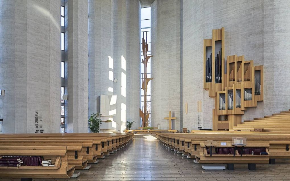 Kerk in Tampere, Finland. beeld iStock